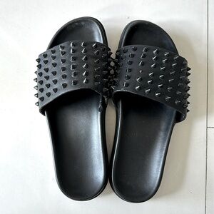 Christian Louboutin Spike Slides